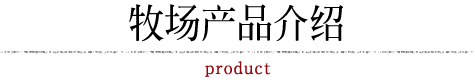 牧场产品介绍