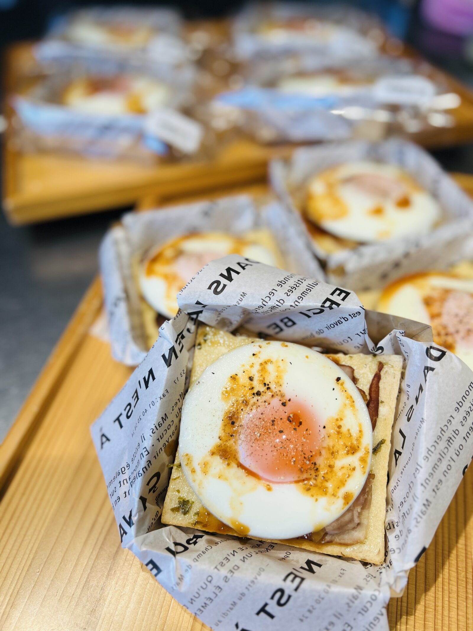 目玉焼きオープンサンドいかがですか？