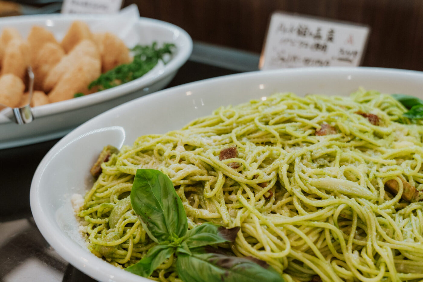自然食レストラン ティルズのビュッフェメニュー